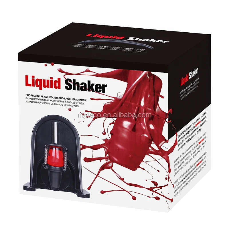 New Nail Art Designs Steel Liquid Nail Polish Shaker Machine of Nail art tools