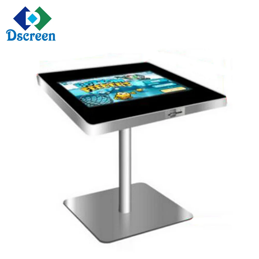 Coffee/Water/ drinking table advertising player LCD digital signage with waterproof for the bar/coffee shop/mall