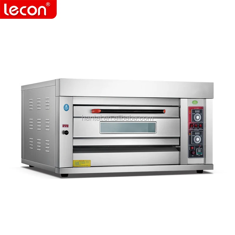 Lecon Single Deck 2 Trays Restaurant Commercial Bakery Gas Oven