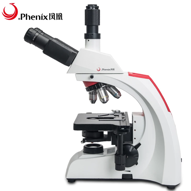 Phenix 40X-1600X Microscope with 5MP CMOS Camera Live blood analysis Biological Trinocular Microscope
