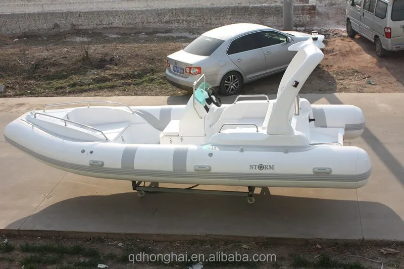 RIB580C inflataboe boat with ce console boat rubber boat marine