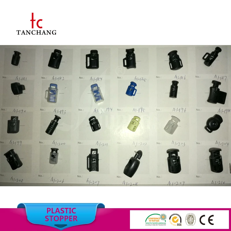 factory supply 2018 Fashion high quality Frost color plastic stoppers SLKS010