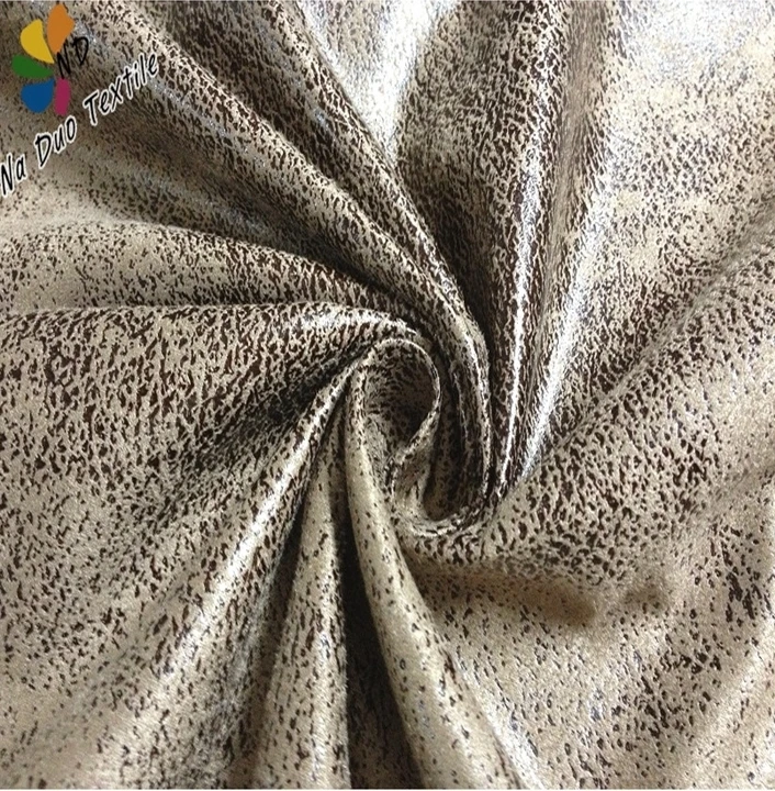 China golden supplier waterproof faux suede tc fabric