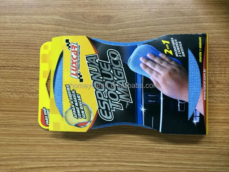 auto cleaning microfibre sponge washing mit