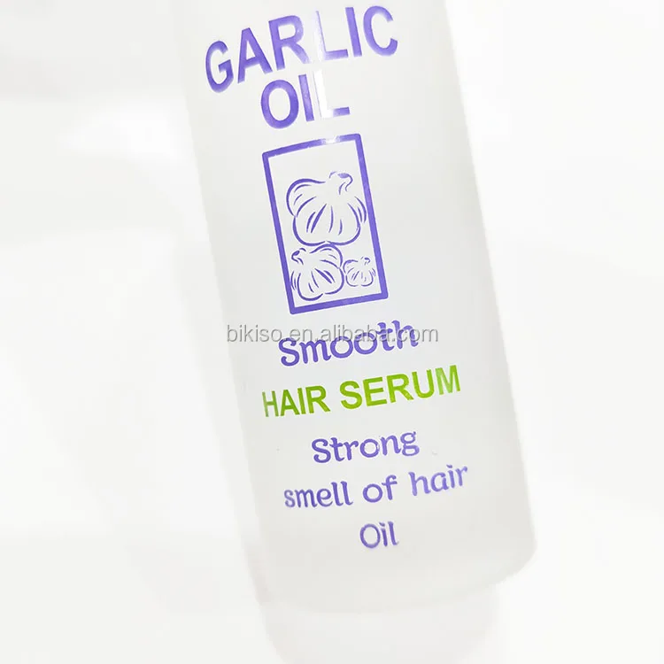 
free sample natural garlic crystal oil for dry hair hair oil serum 