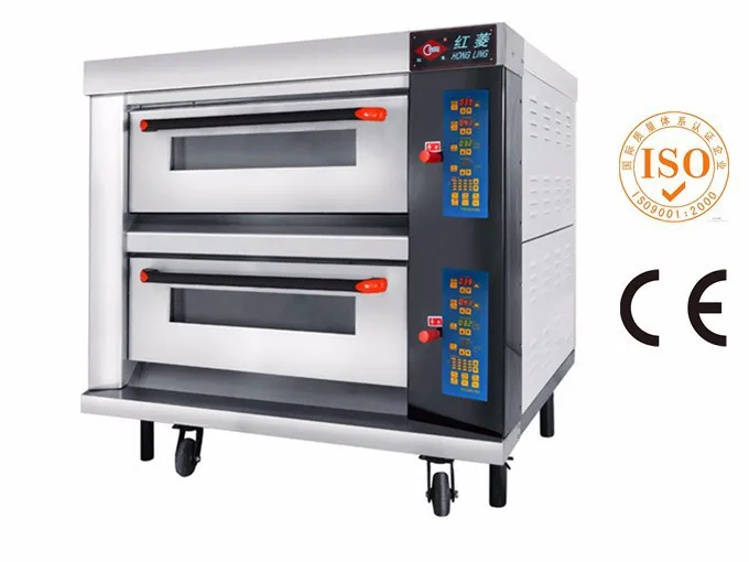 
High quality 3 deck electric heating wire steam oven deck baking oven 