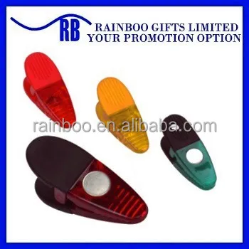 
crocodile shape Strong Plastic Magnetic clip for Promotion 