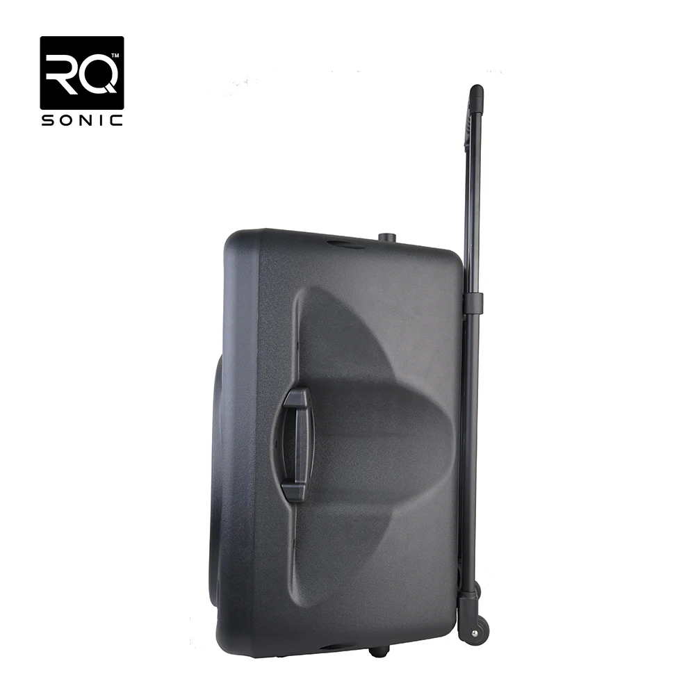 RQSONIC PMD15AMFQ-V2BP-BT 15' Portable Audio Speaker with FM Radio Powered Speaker