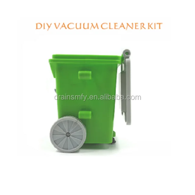 Self assembly toys education DIY rubbish bin robot kit