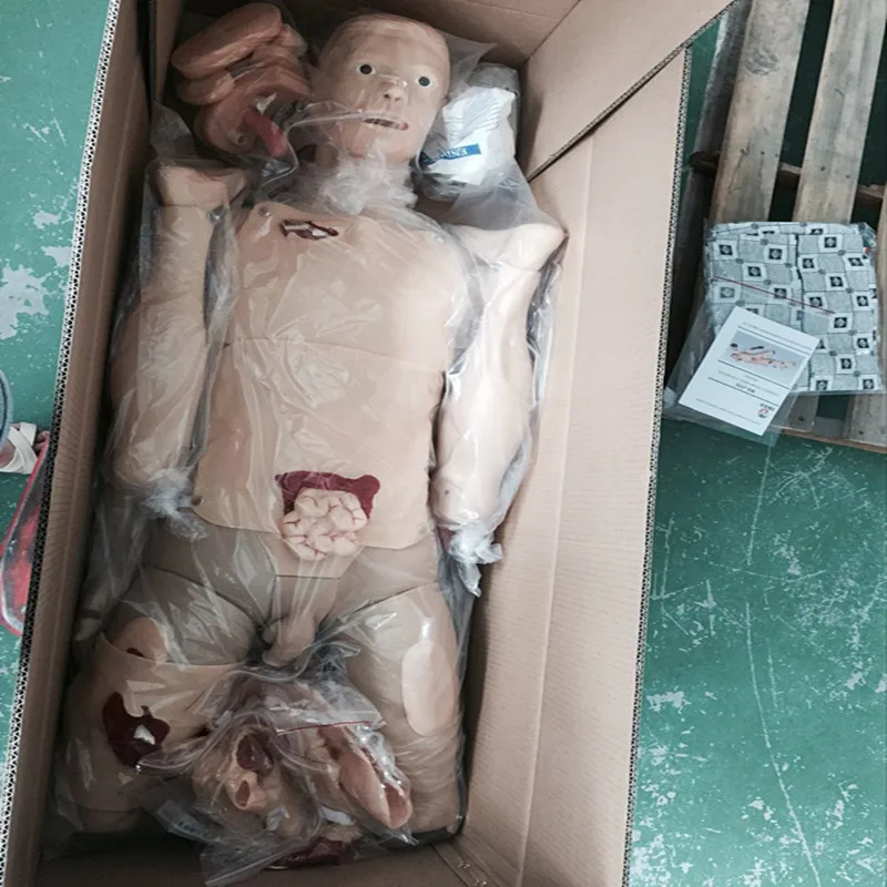 ADA-110 высокого качества человеческих моделирование травмах обучающий манекен сердечно-легочной реанимации кукла