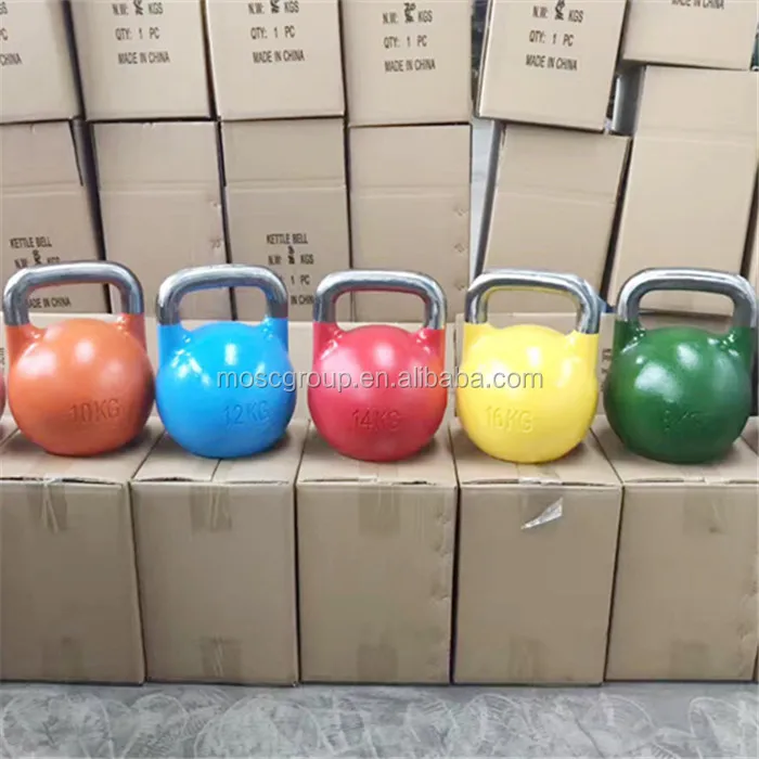 China adjustable hollow steel competition cast iron kettlebell