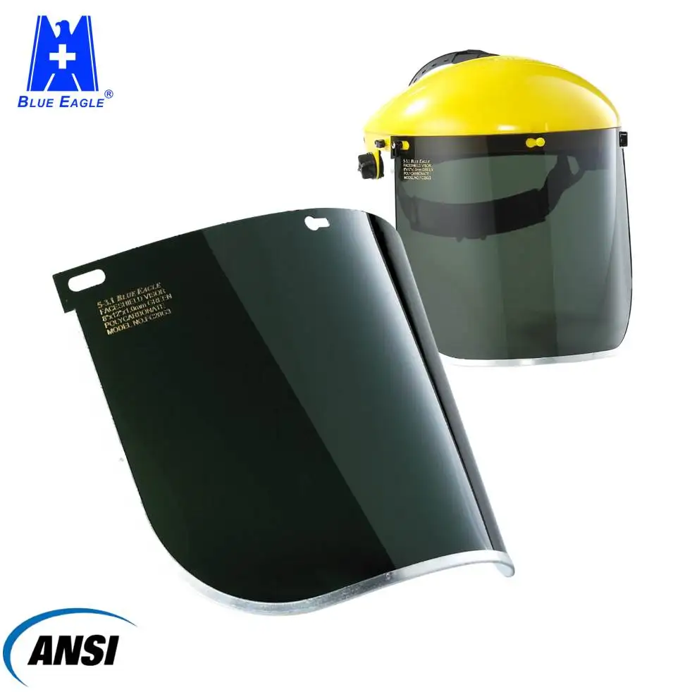 ANSI Industrial equipment UV protection face visor