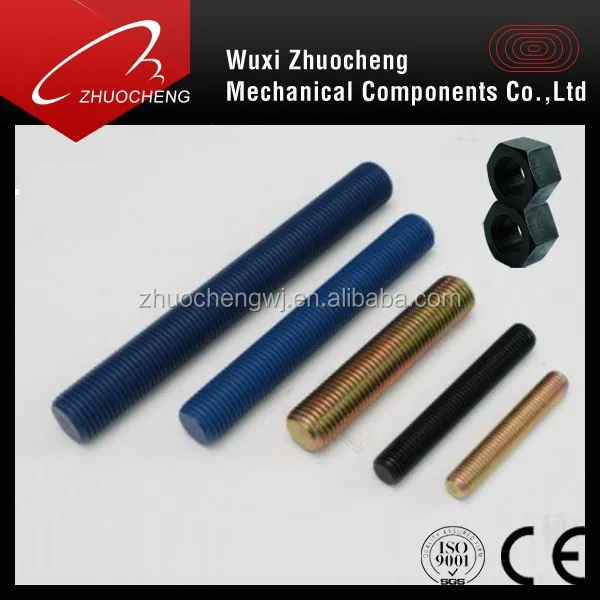 Zinc Plated Carbon Steel DIN975 Threaded Bar Threaded Rod
