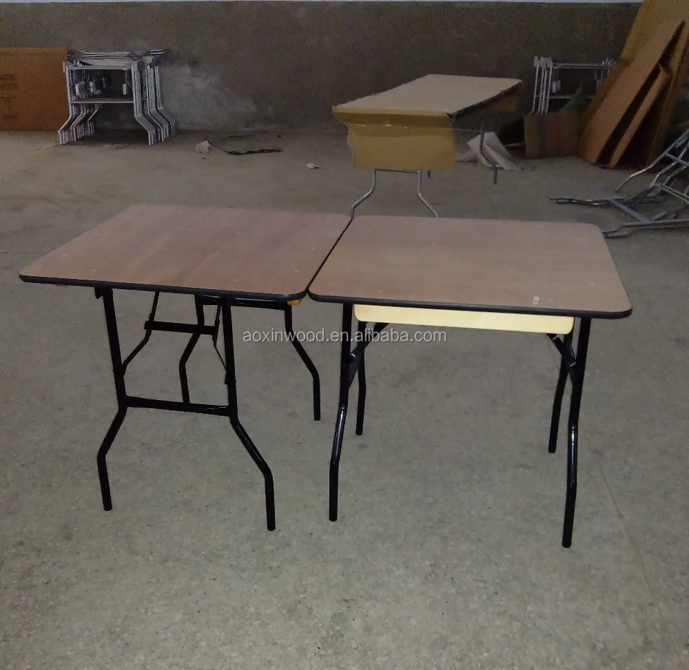 cheap plywood folding table for banquet