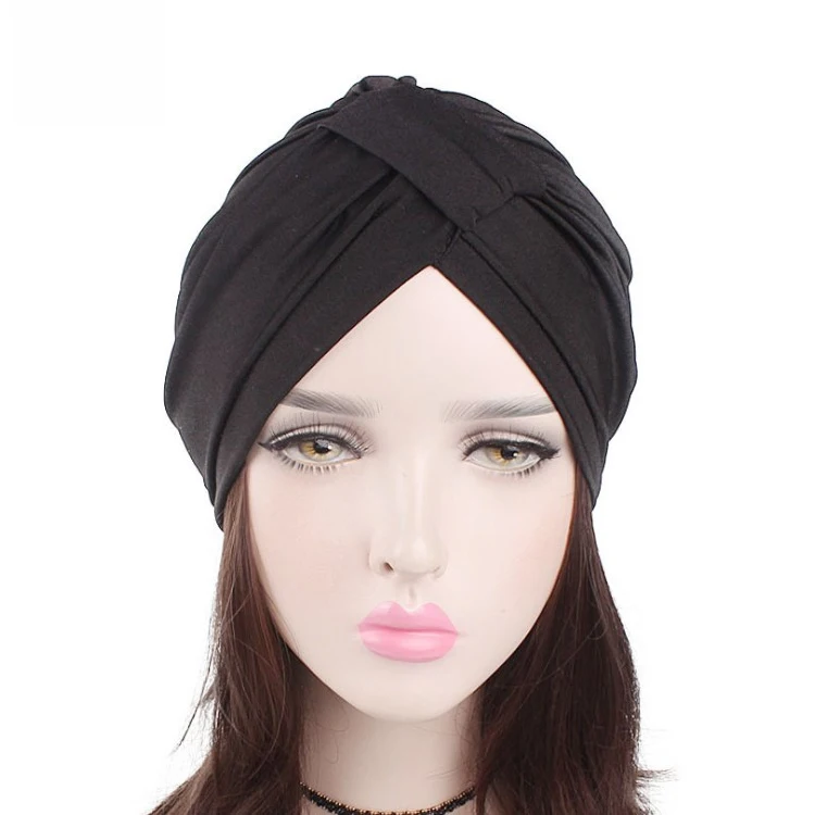 
Plain coloured High Quality Hijab Scarf Turban For Women Headscarf Tube Chemo Headwear Bandanas 