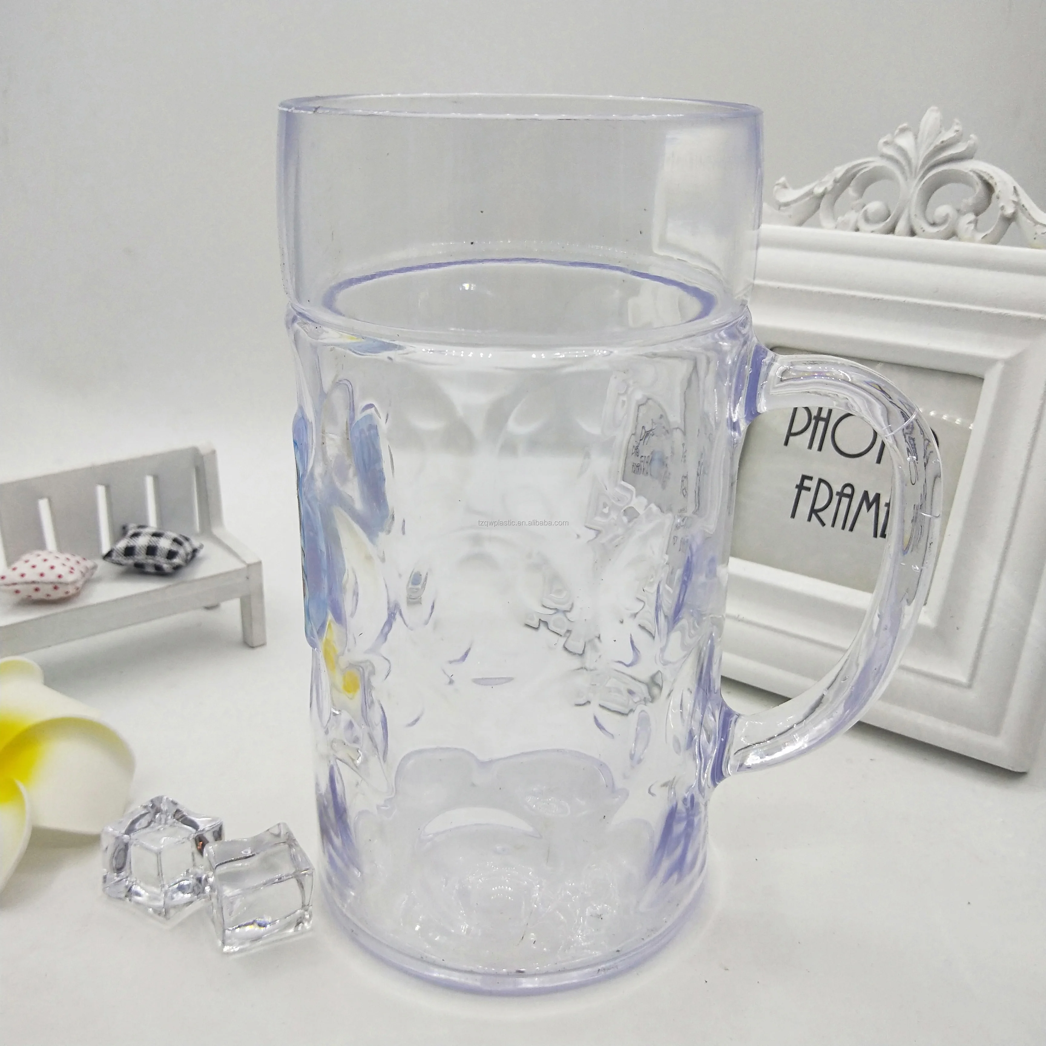 Erdinger German Dimpled Beer Stein Mug 1 Liter/28oz