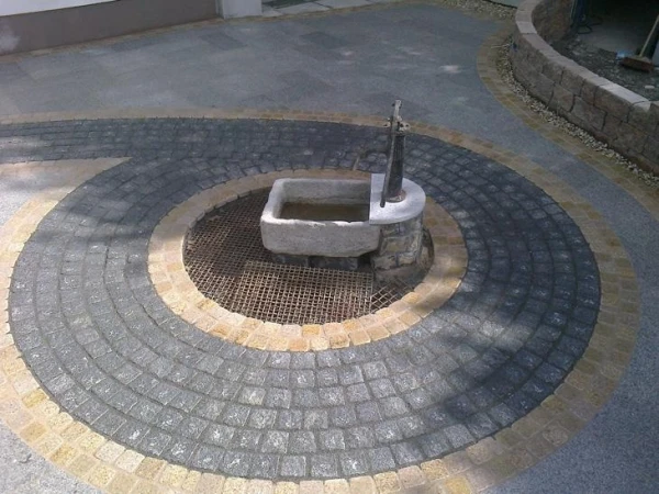 China cheap price G654 grey granite palisade stone for paving garden