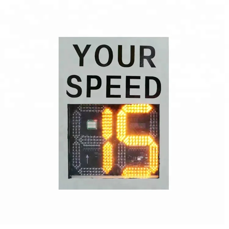 
Speed Limit Display Signs Safety Solar Led Arrow Road Traffic Signal 