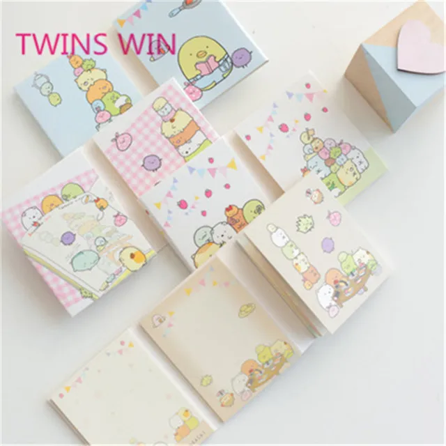 Creative stationery unicorn printing cute sticker maker memo flags sticky notes 955