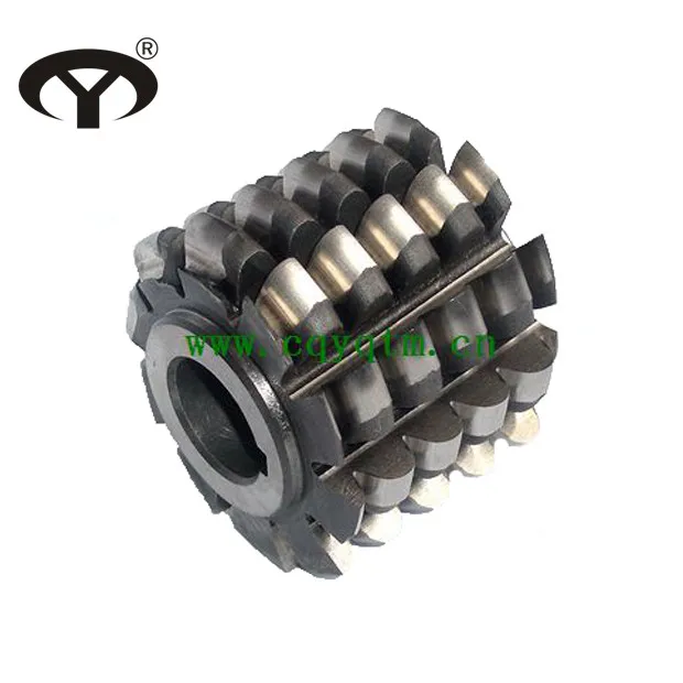 HSS M2 RS25~RS200 roller chain sprocket hobs with TIN coating