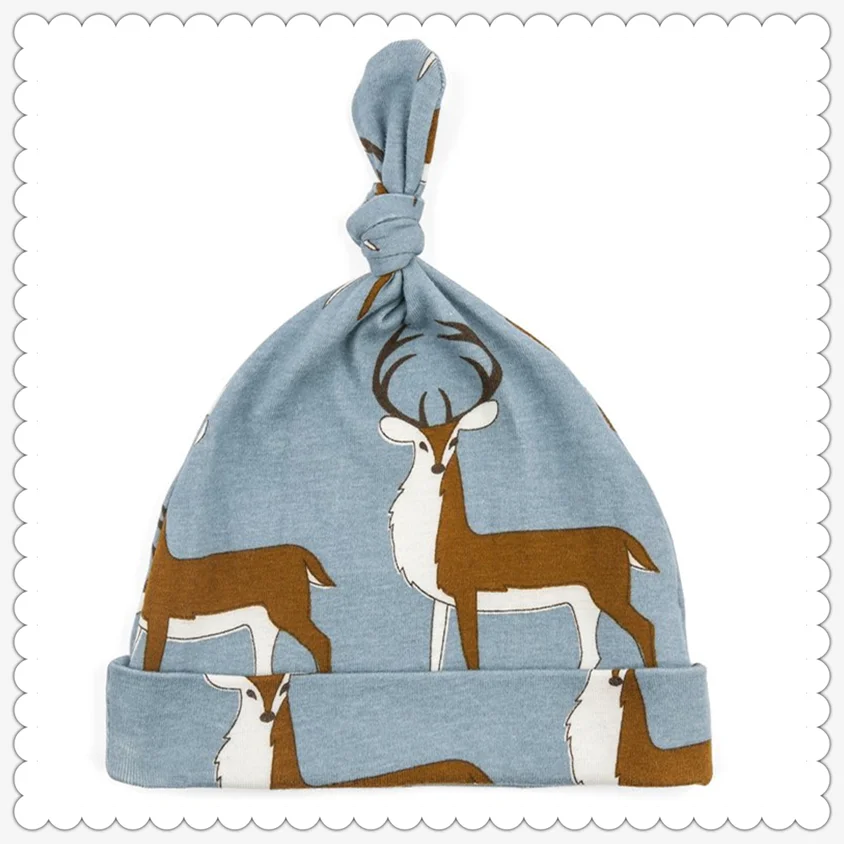 Детская Регулируемая шапка унисекс из 100% хлопка с узлом