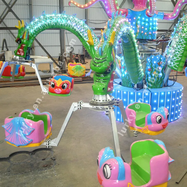 Alibaba fr rotary lifting giant octopus rides for outdoor amusement park