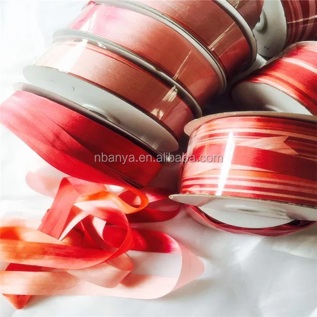 wholesales 4mm 7mm 13mm 20mm 25mm 7mm 100m/roll 100% Real Pure Silk Ribbon for Embroidery Variegated Color Handcraft,Double Face
