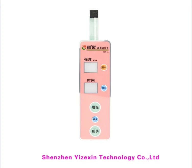 Original factory made economic OEM custom made waterproof  membrane switch with tactile metal dome switch