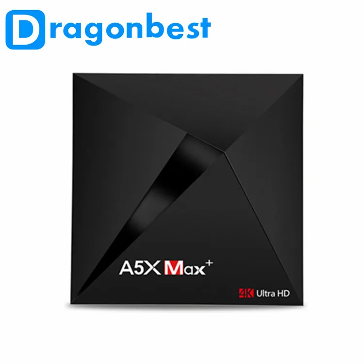 A5XMAX + Интернет-ТВ-приставка android 7 1 приставка google play store загрузка приложения RK3328 4 ГБ 32 tv-приставка с лучшим популярным кабелем