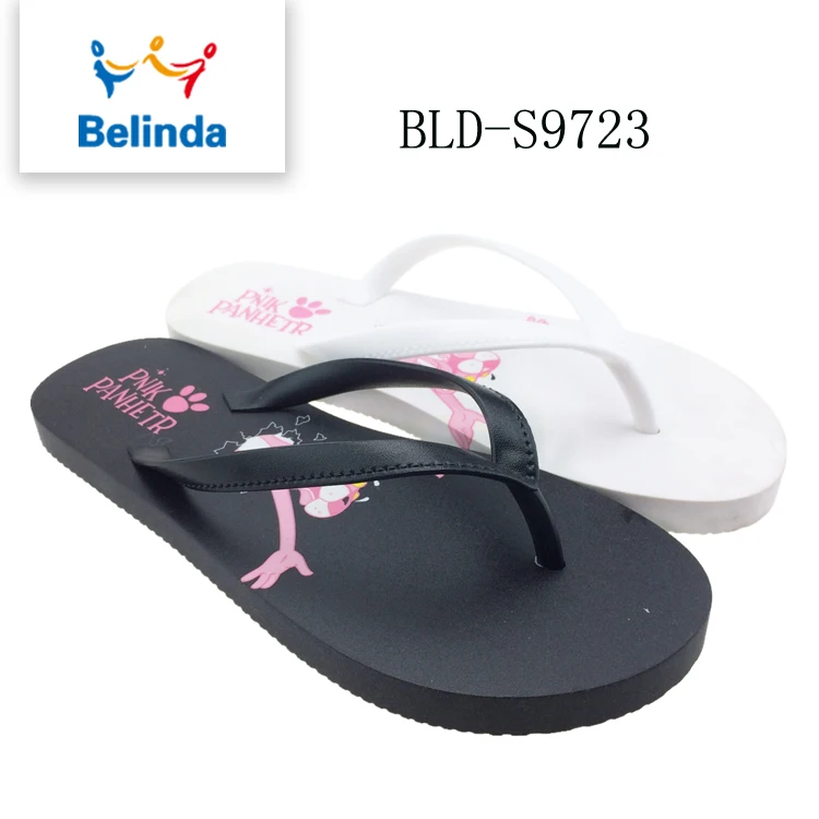 Оптовая продажа черные и белые шлепанцы тапочки для леди