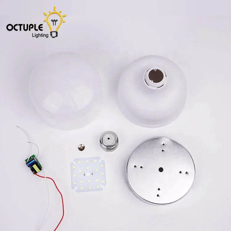 white  T shape LED plastic  bulb lighting 5W 9W 10W 13W 15W 18W 20W 25W  lamps 3000-6500k with 1 year warranty