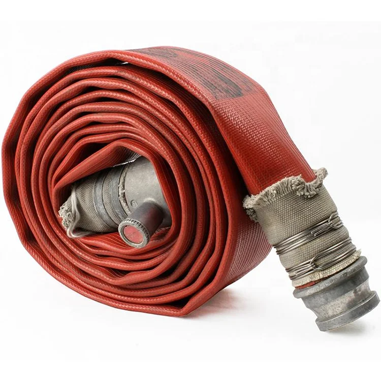 XHYXFire 1 1.5 2  2.5 3 4 5 6inch collapsible rubber water hose pipe PVC/TPU lining fire fighting hose