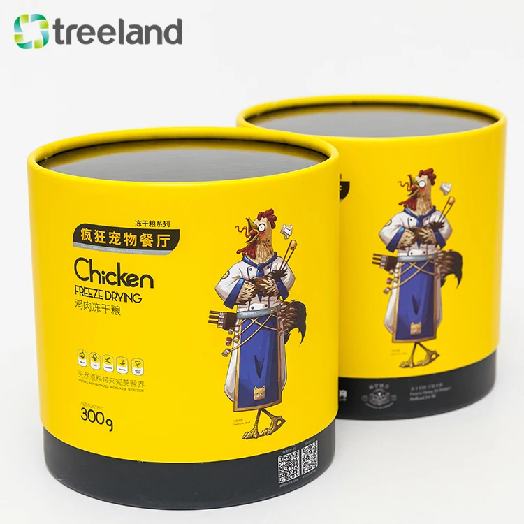 New Design Paper Can for Cat Food Packaging