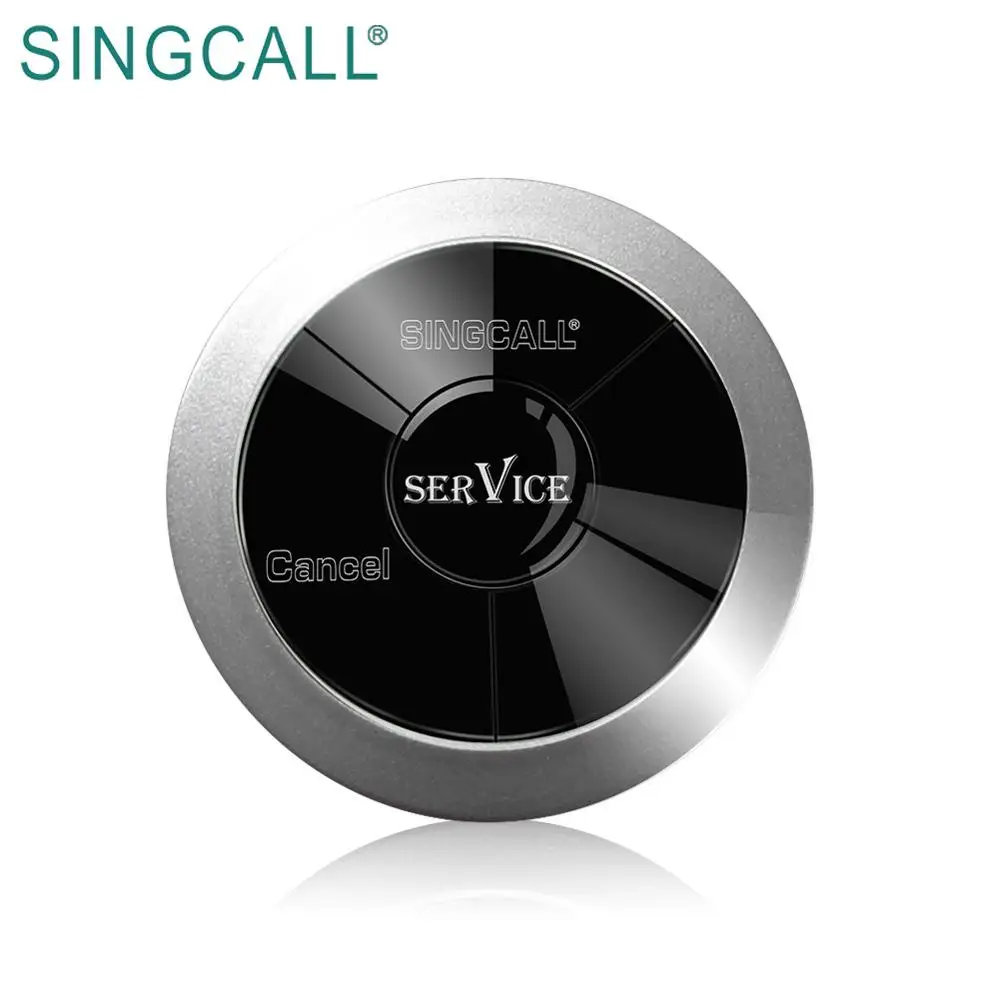 SINGCALL клиентский звонок пейджер для официанта Настольная Беспроводная система вызова