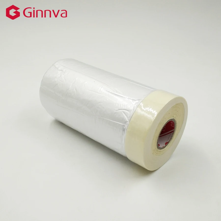 Disposable Painting Covering Tape With HDPE Film