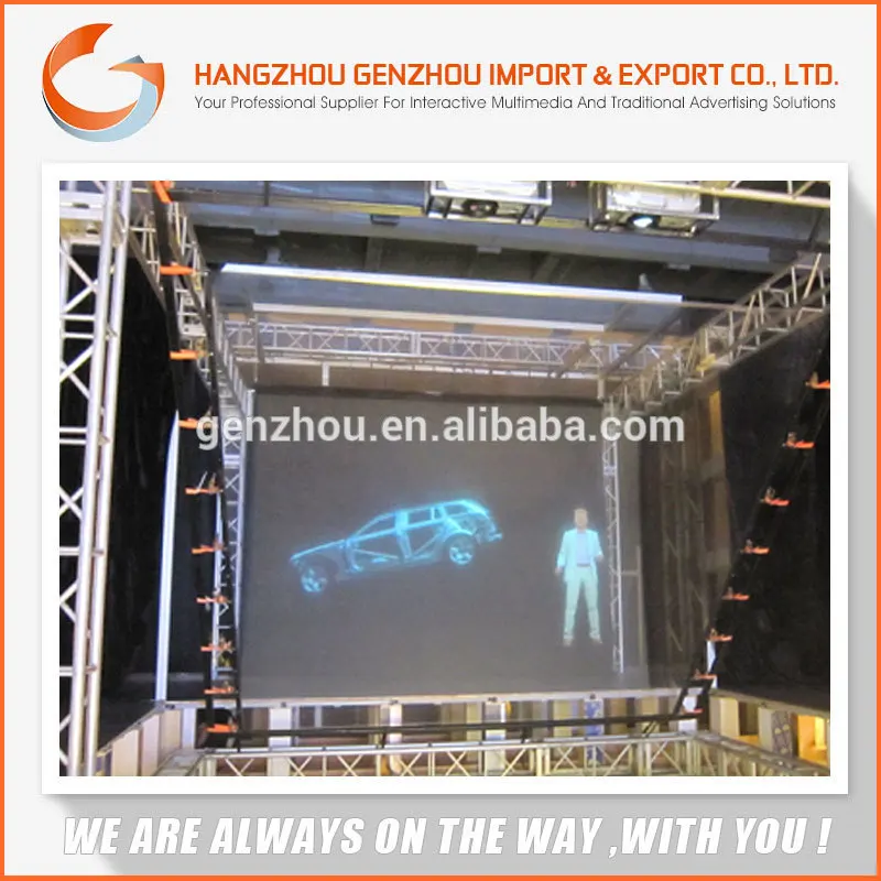 Максимальная ширина 5 м холо термопленки для большой сцене изображение завис в воздухе для яркий эффект