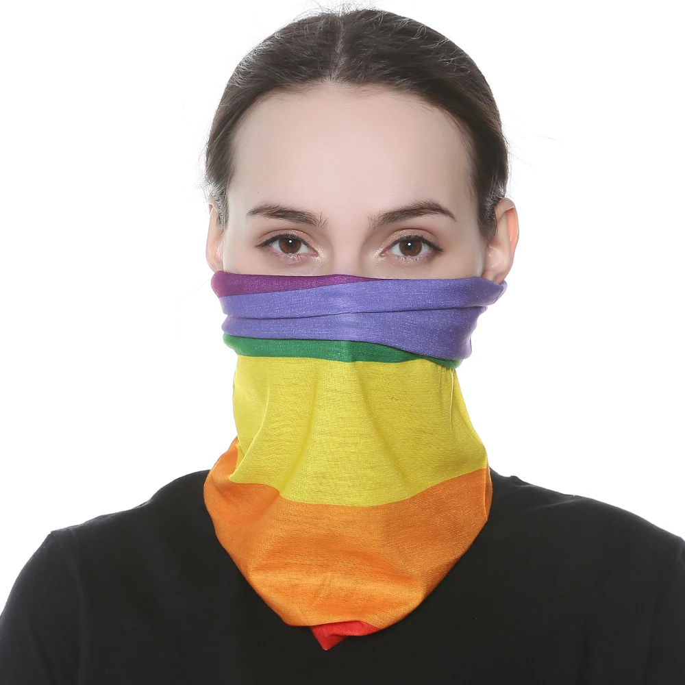 Latest Fashion Winter Outdoor Sports Reversible Polar Fleece Headwear Microfiber Tube Bandanas Magic Neck Warmers