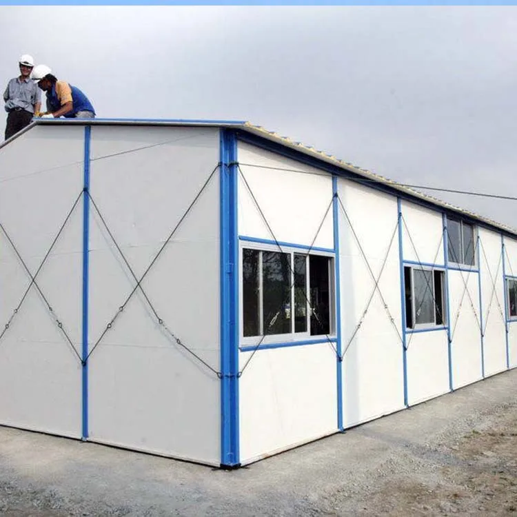 Hot Sales Assembly Sandwich Panel Portable Shelter Passive House Villa Sentry Box Container Houses Guard House Toilet Shop Plant