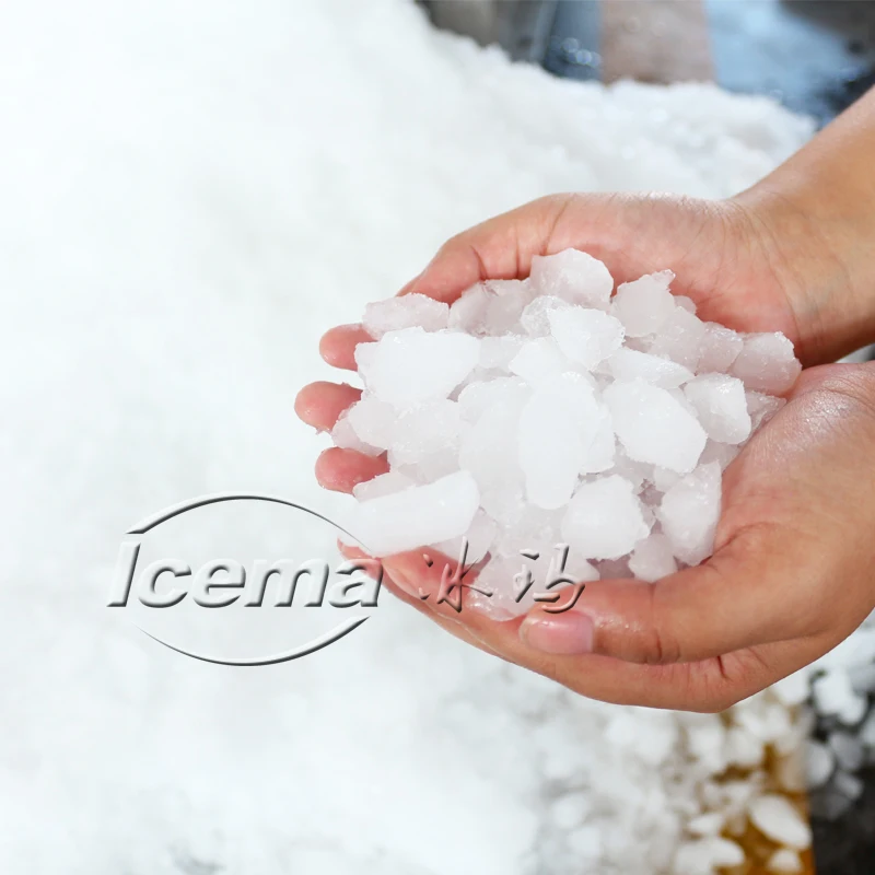 Hot sale commercial electric automatic ice crusher in Denmark