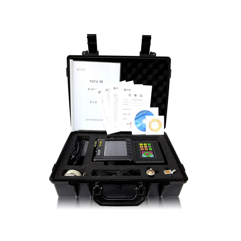 Yushi digital portable ultrasonic flaw detector YUT-2600 for Metal Crack, Welding Flaw, Air Hole Detection DAC Curve with 2.5P20