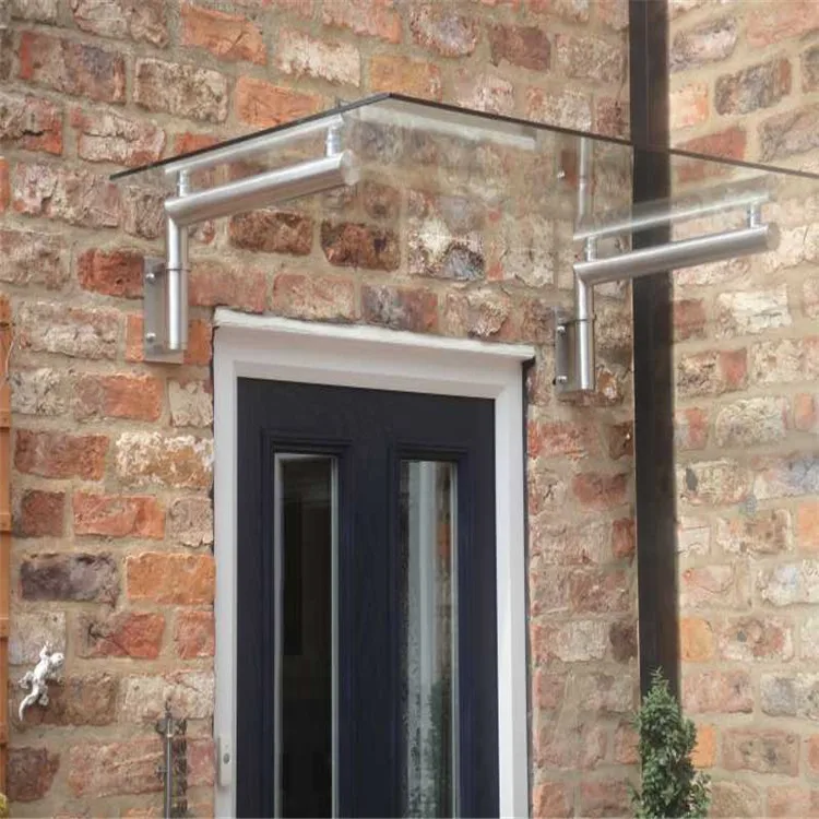 Outdoor Rain Protect Glass Canopy Designs