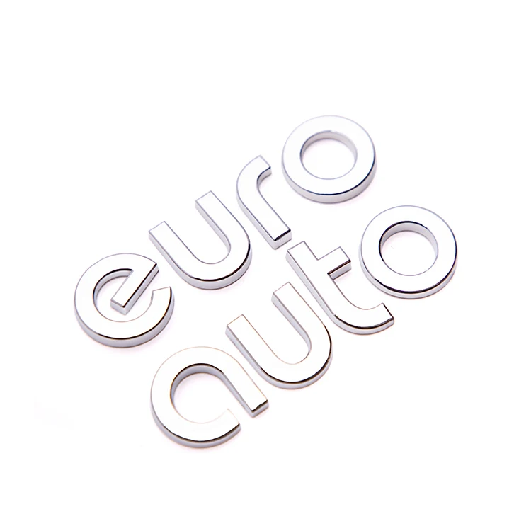 ABS Chrome Nameplate Design Economical Custom Plastic Car Emblem