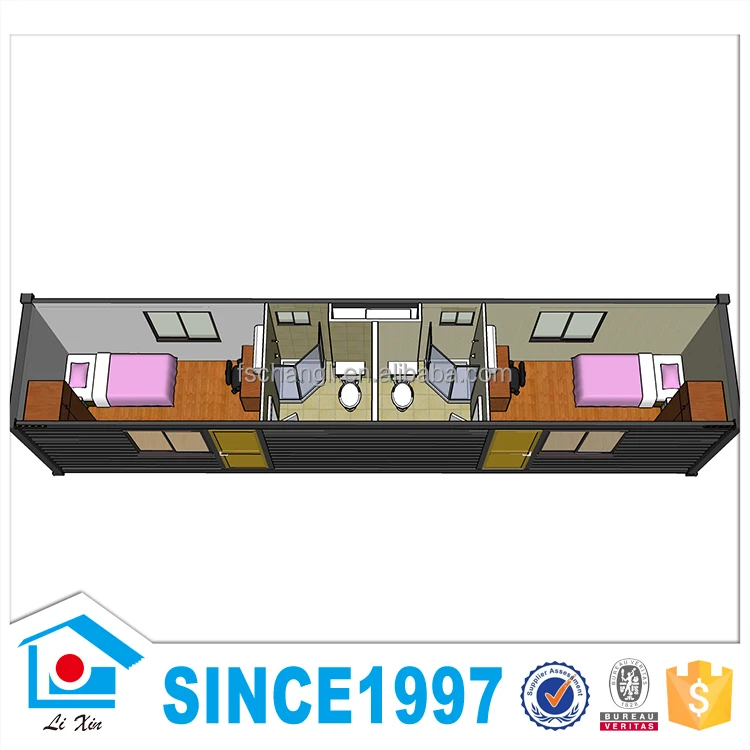 2 Bedroom Prefabricated Prefab Modular House Price