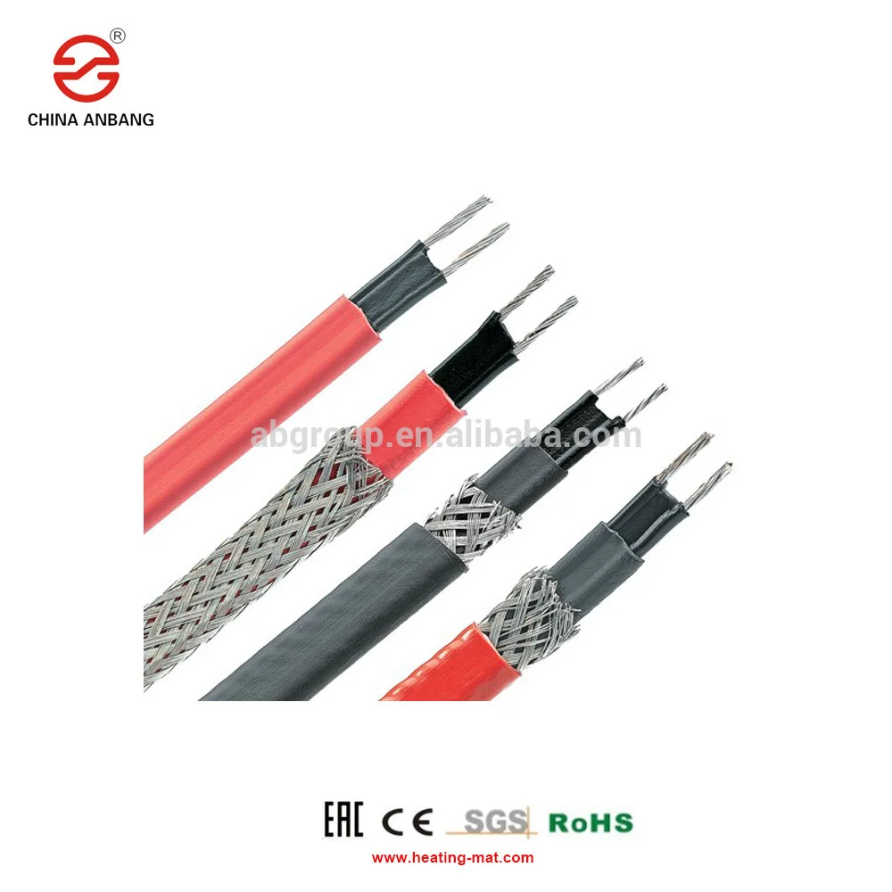 Water Proof Pipe Defroster Freeze Protection Frost Tech Heat Tape Flat Wire Underground Self Regulating Heating Cable