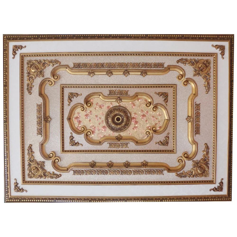 new design gnw flower techo tablila pvc ceiling