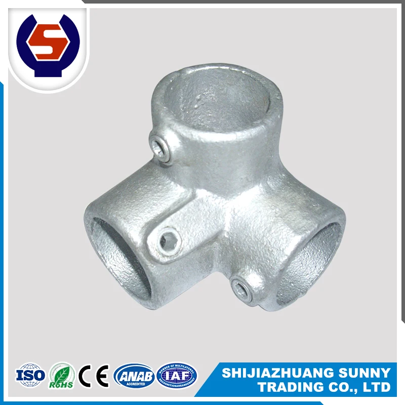 Fastener Pole Galvanized Steel Malleable Iron Pipe Clamp