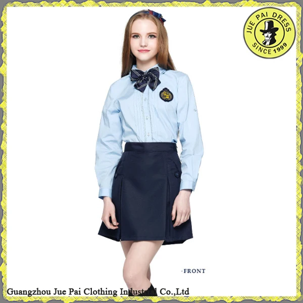 Wholesale School Uniform Shirts & Skirts School Uniforms Design for Public School Formal