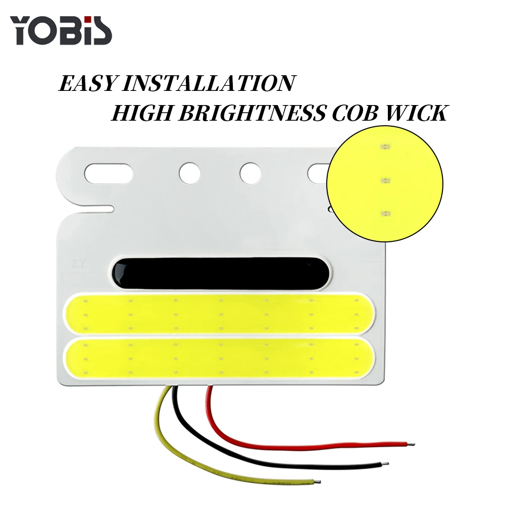 Yobis Car Semi-mounted Width Indicator Turn Signal Light LED 24v led lights trucks for COB Side light Waterproof Sidelight