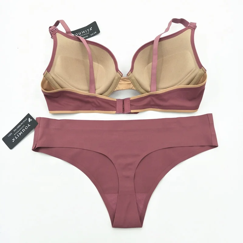 
OEM push up bra underwire bras panties set manufacturer 