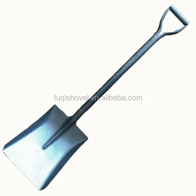 Factory direct sale square point shovel with steel handle shovel chinese cheap shovel S501MY